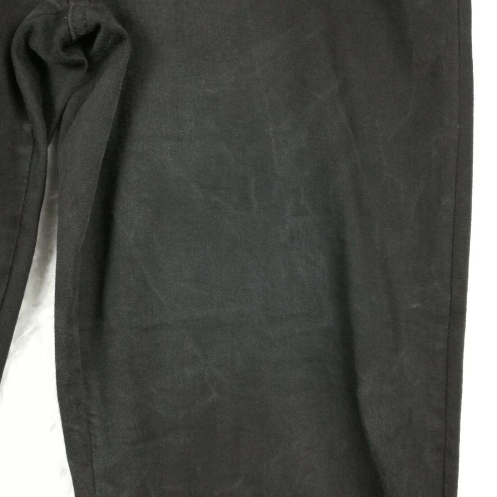 Kancan Womens Jeans Skinny‎ Crop Denim Black Wash Whiskering Raw Hem Plus 2XL - Picture 7 of 10